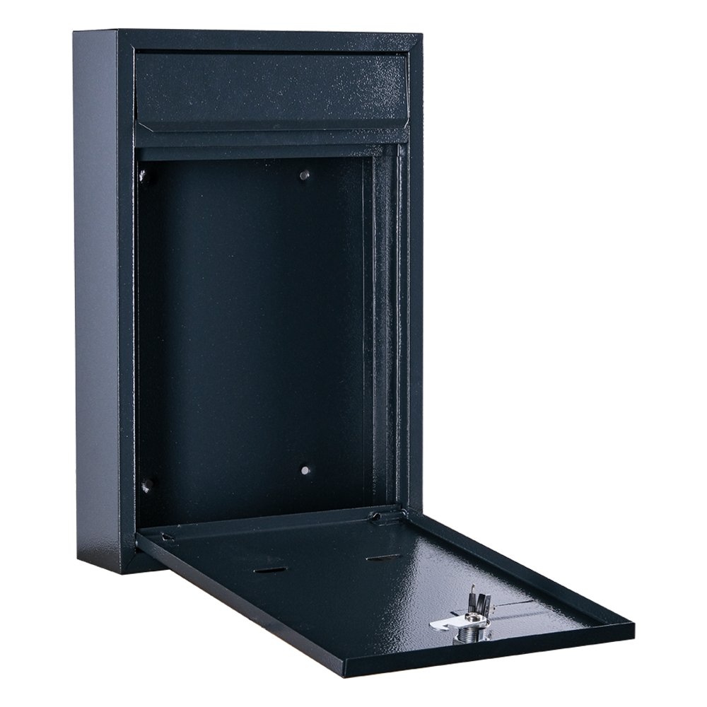 Поштова скринька індивідуальна Галіндустрія СП03 380х260х70 мм Антрацит (30828199) - фото 3