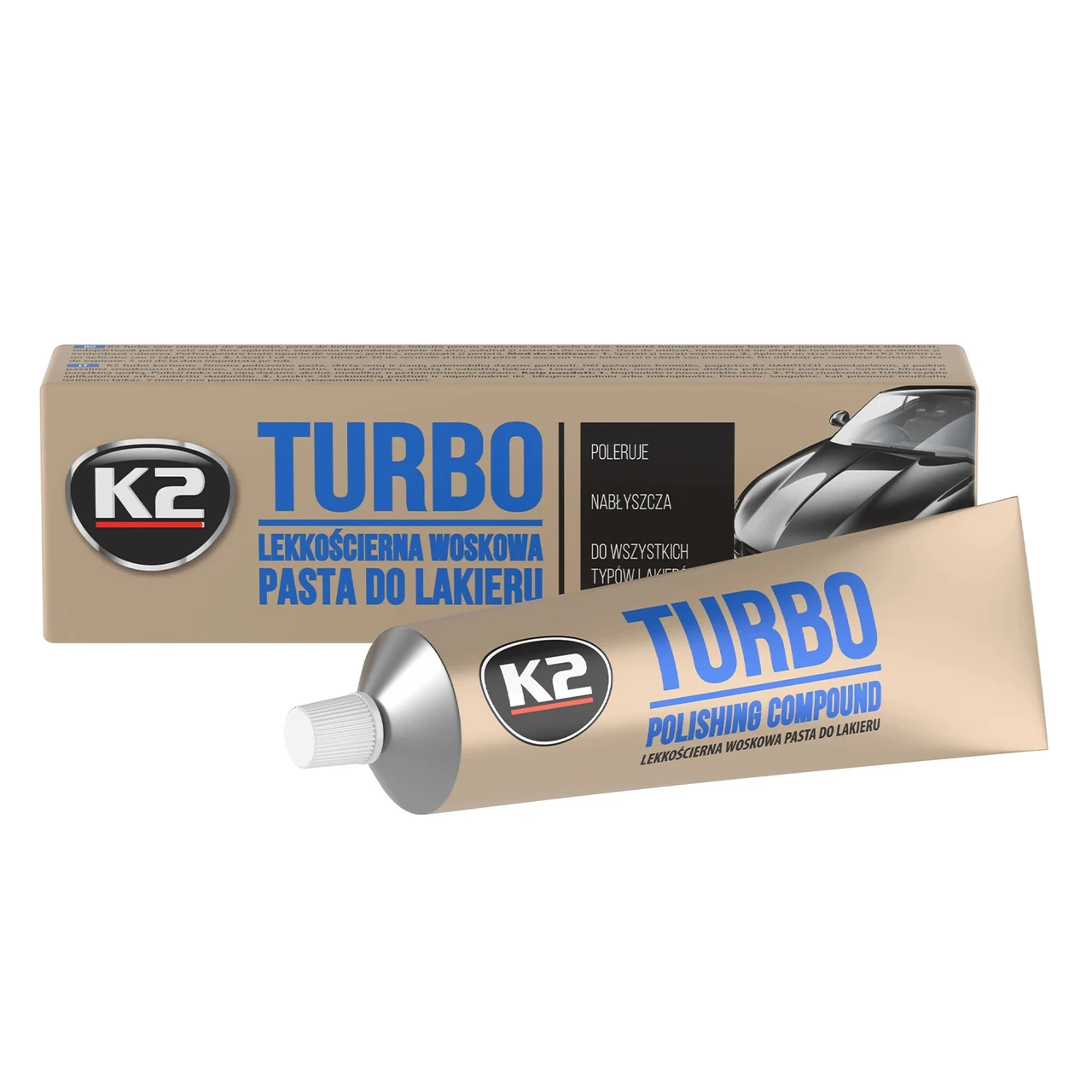 Паста для полировки кузова K2 Turbo Tempo 120 г (EK0011/EK0010)