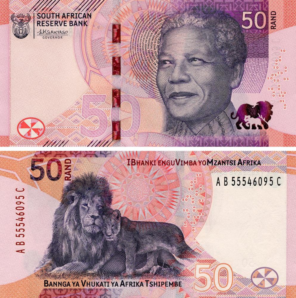 Коллекционная банкнота ЮАР 50 ранд 2015 UNC Лев Львица Pnew (Б19378) Коллекционная банкнота ЮАР 50 ранд 2015 UNC Лев Львица Pnew (Б19378)