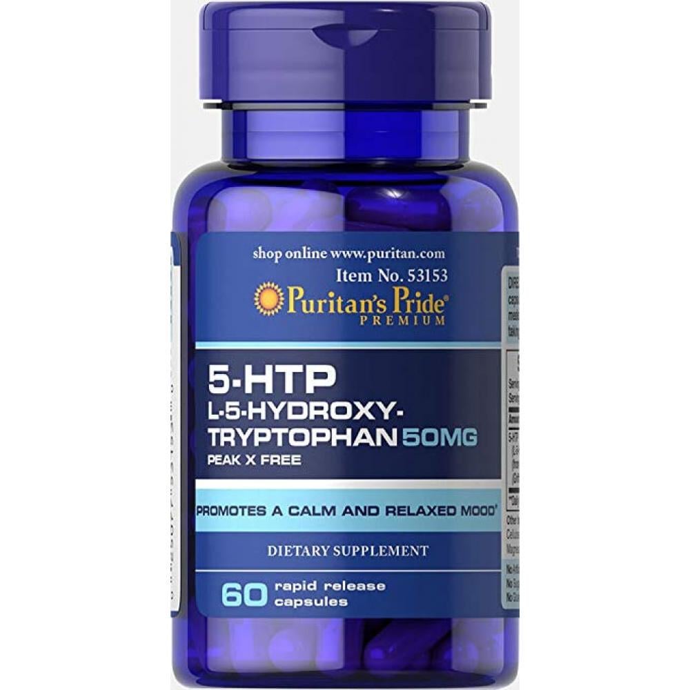 Натуральная добавка 5-HTP 50 mg 60 caps (100-35-2095729-20)