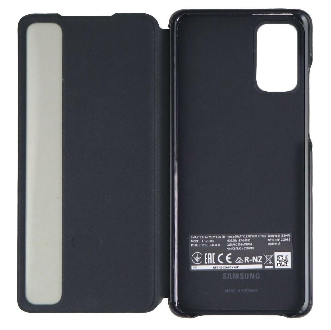 Чохол-книжка S-View Flip Cover EF-ZG985CBEGRU для Samsung Galaxy S20 Plus 5G Чорний - фото 5