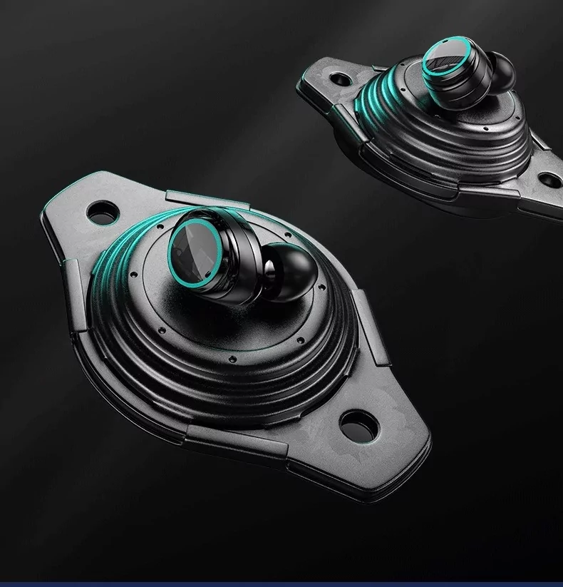 Наушники M25 Bluetooth с кейсом Черный - фото 3