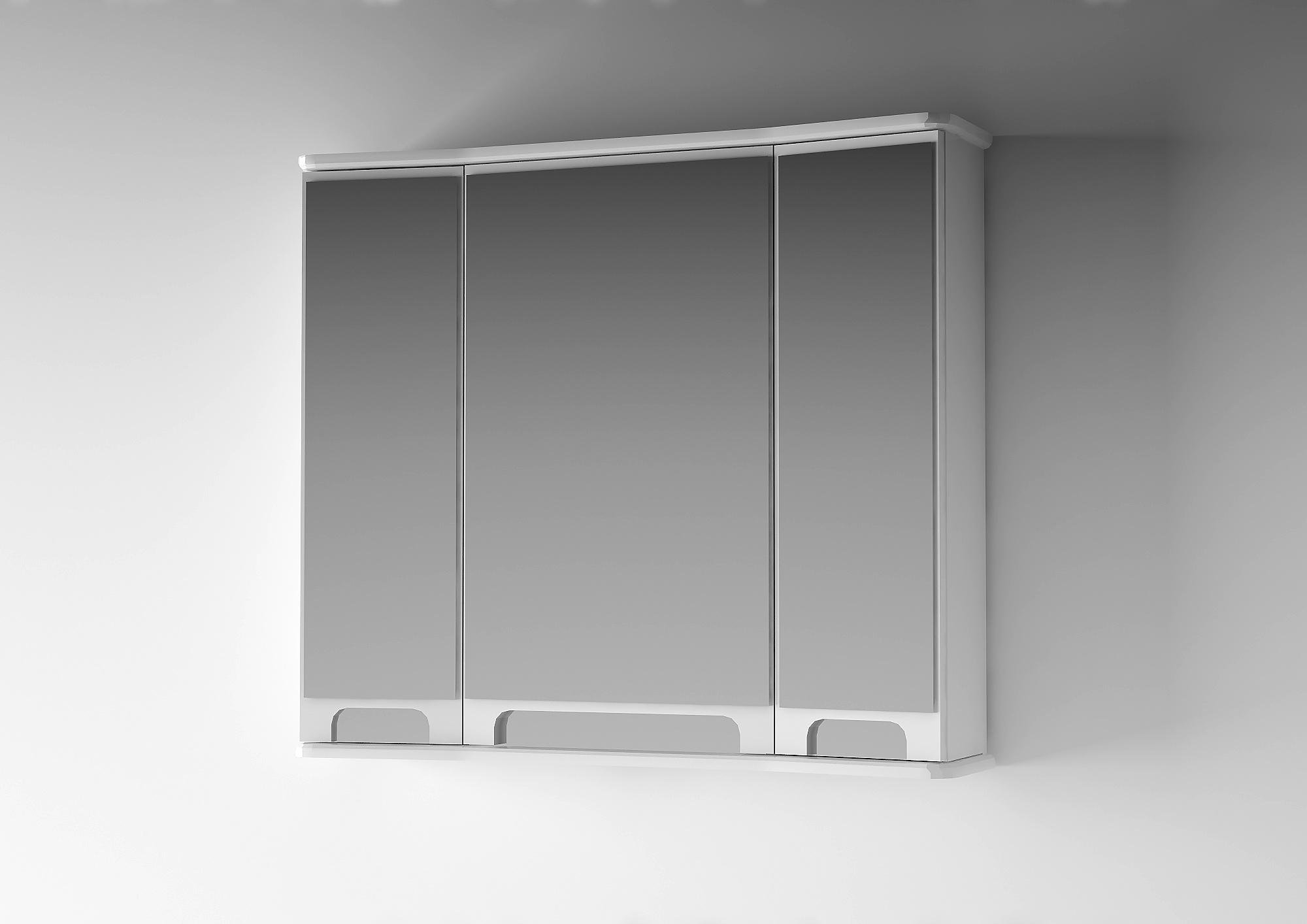 Шкаф настенный с зеркалом ВанЛанд Венеция Вз 1-80 (00065VAN)