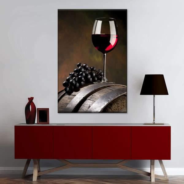 Картина KIL Art Бокал красного 81x54 см (51)