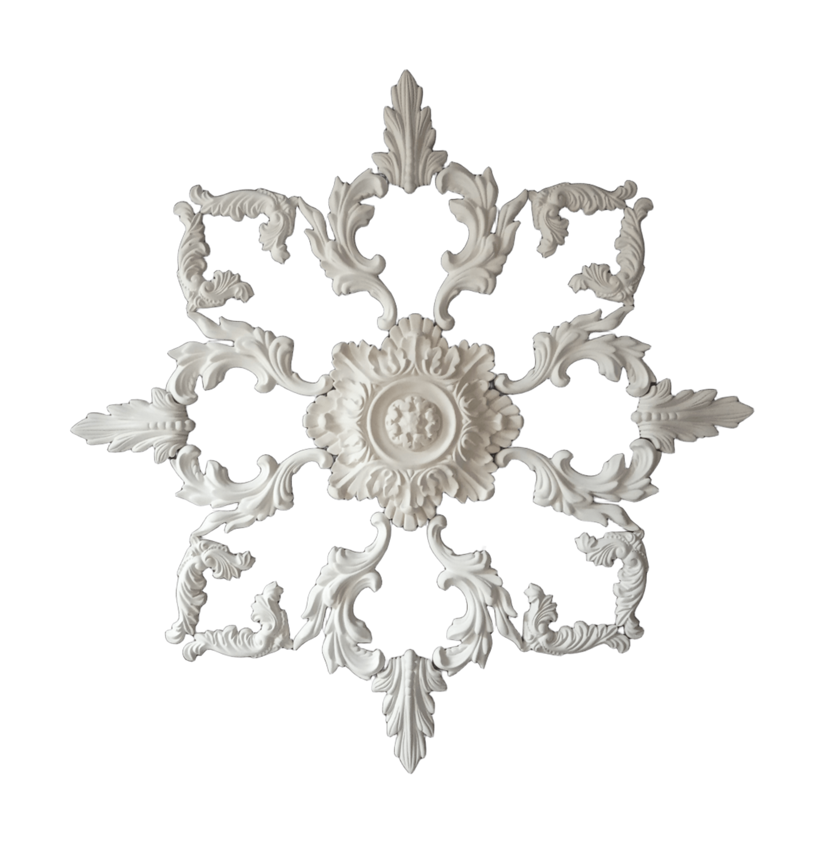 Розетка на потолок декоративная гипсовая сборная D 820 мм (31133567)