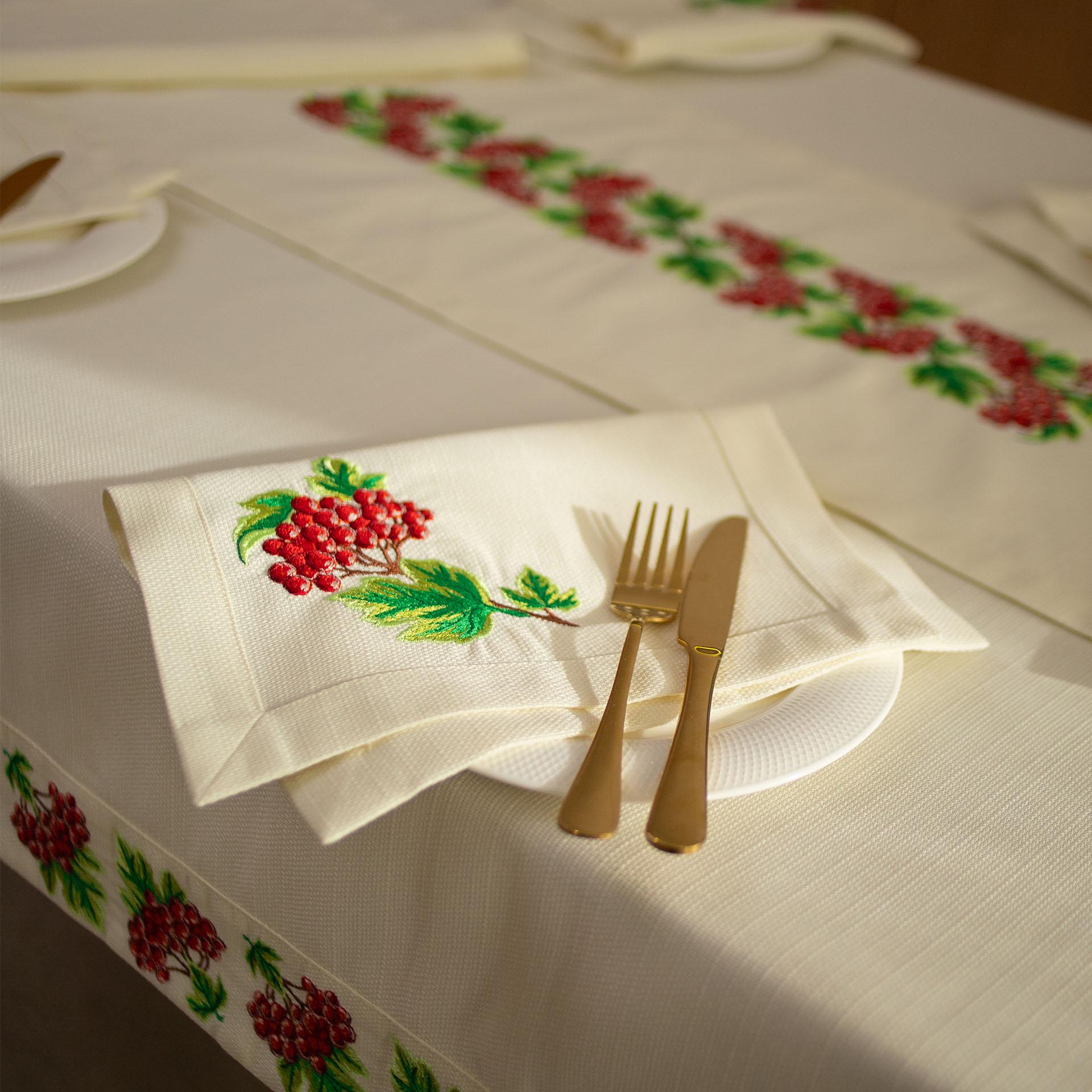 Серветка Едельвіка Калина 0,30х0,40 м (275-22/00)