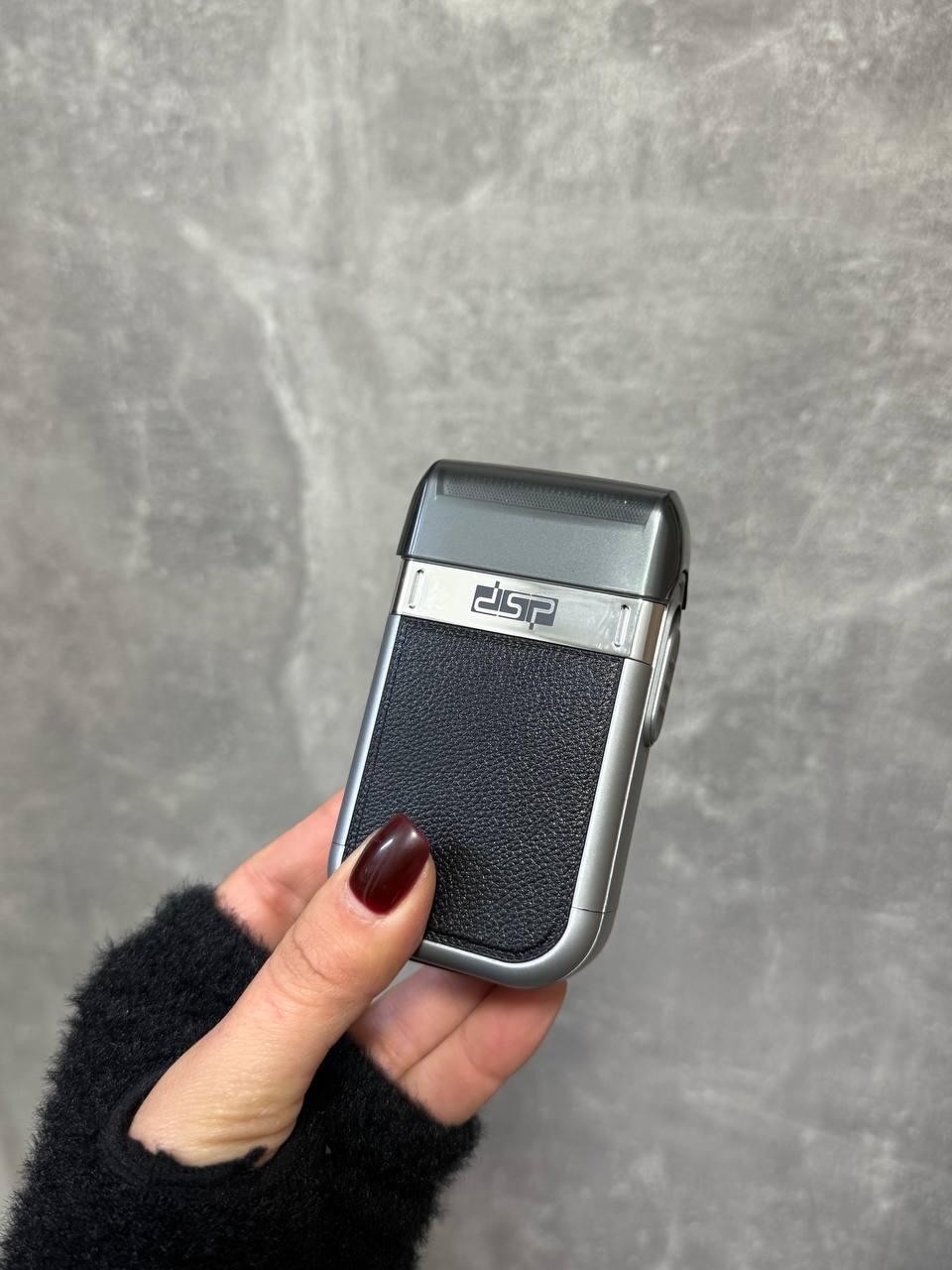 Электробритва шейвер DSP беспроводная Черный с серым (60019) - фото 4