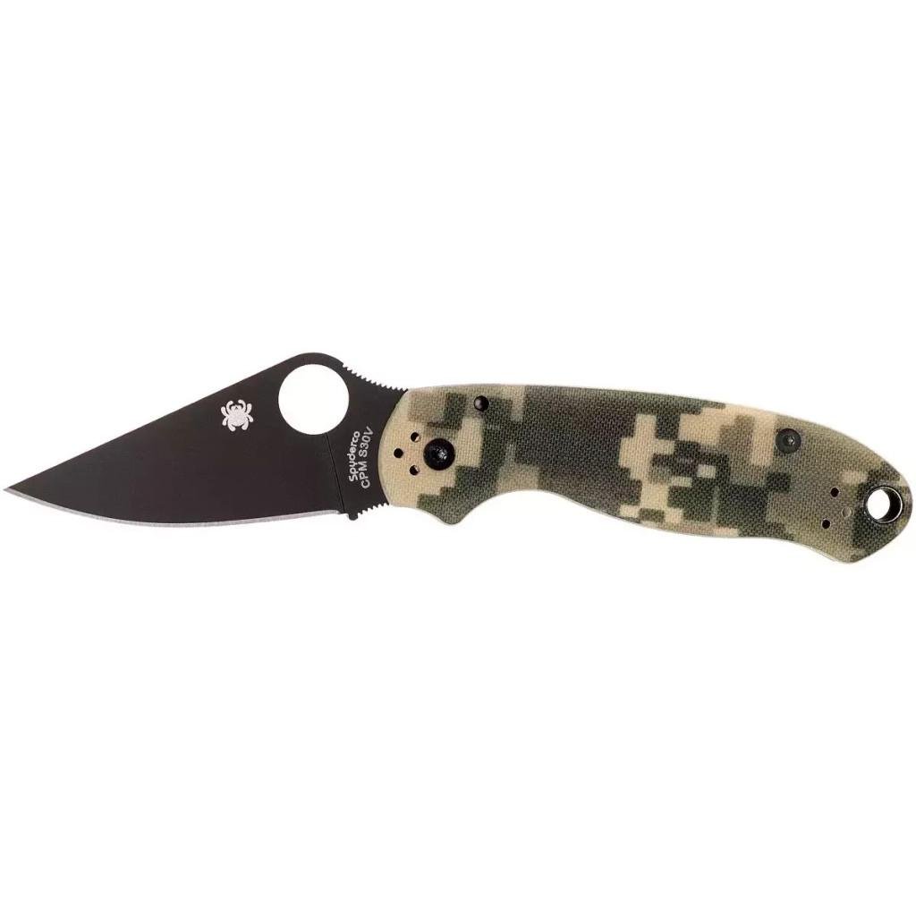 Нож Spyderco Para 3 G10 Camo Blade Black (C223GPCMOBK)