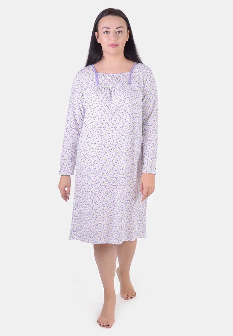 Женская ночная рубашка N.EL 740-11 р. 50 Фиолетовый - фото 1