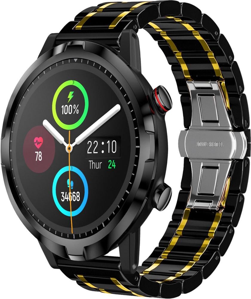Ремешок керамический Ceramo для Haylou Smart Watch RT LS05S Black/Gold (28713-02) Ремешок керамический Ceramo для Haylou Smart Watch RT LS05S Black/Gold (28713-02)
