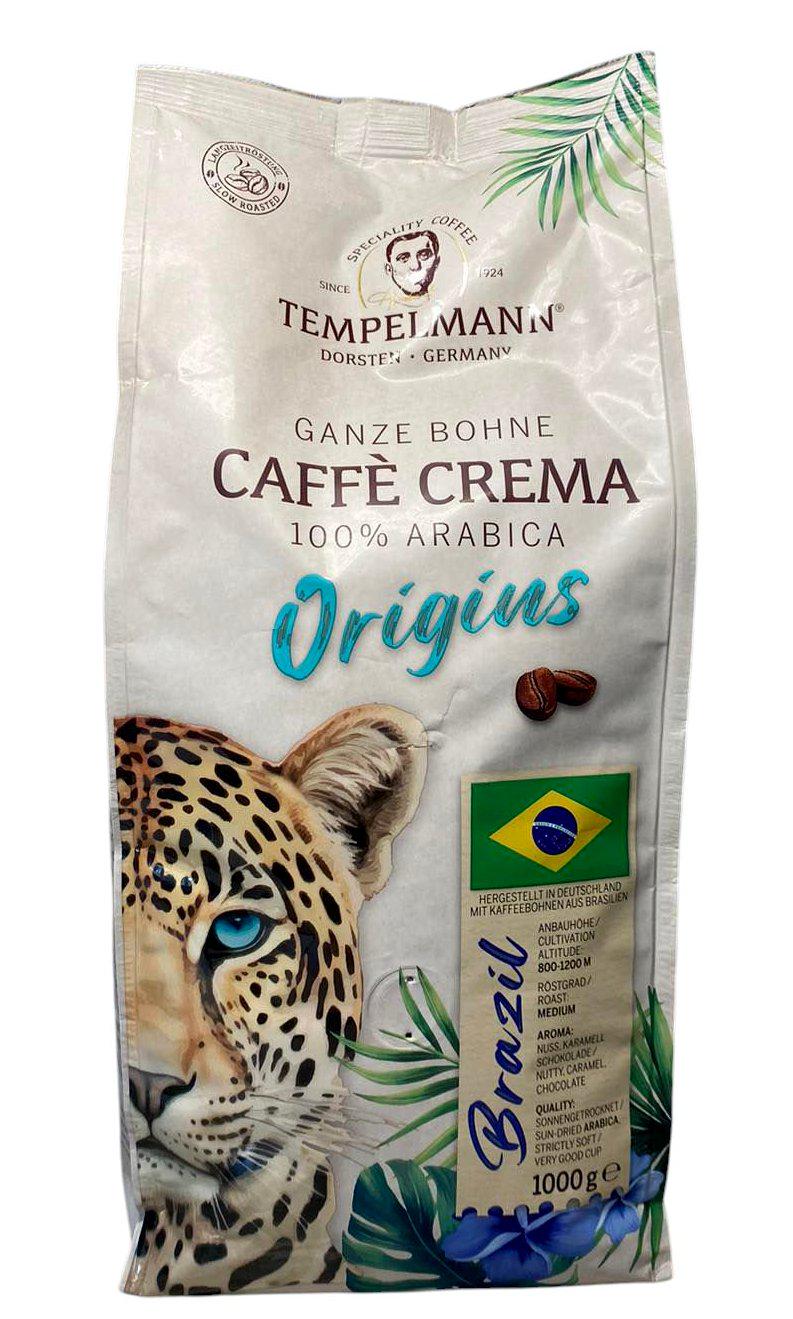 Кофе Tempelmann Brazil Origins 100% Арабика зерно 1 кг (60556)