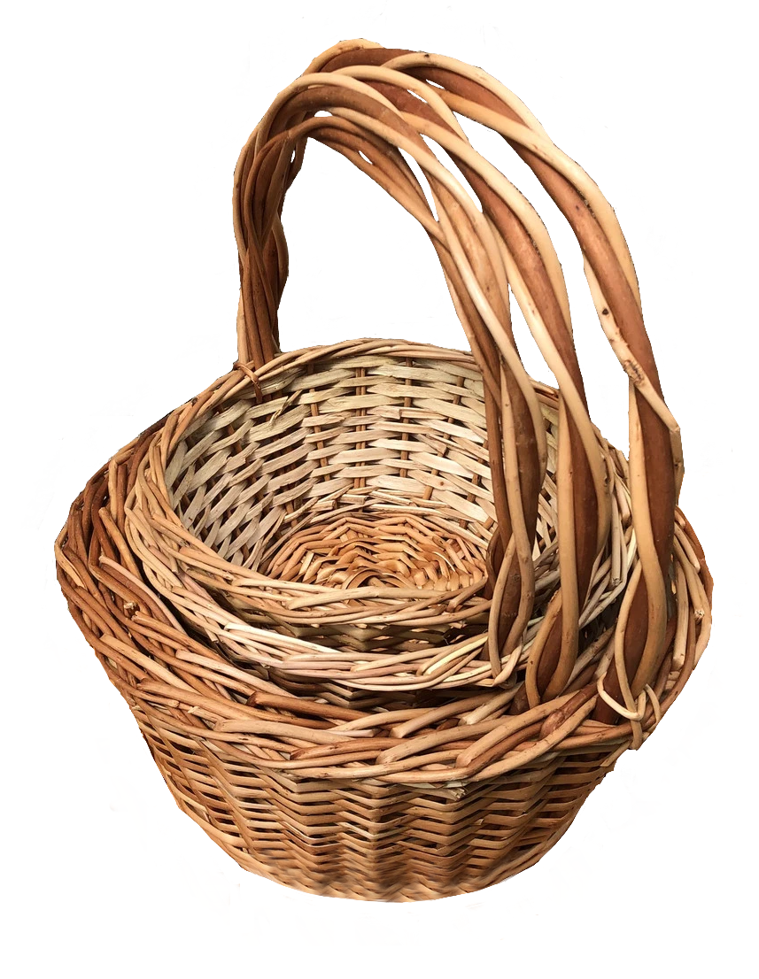 ᐉ Корзины из лозы круглые 4 шт • Купить в Киеве, Украине • Лучшая цена ...