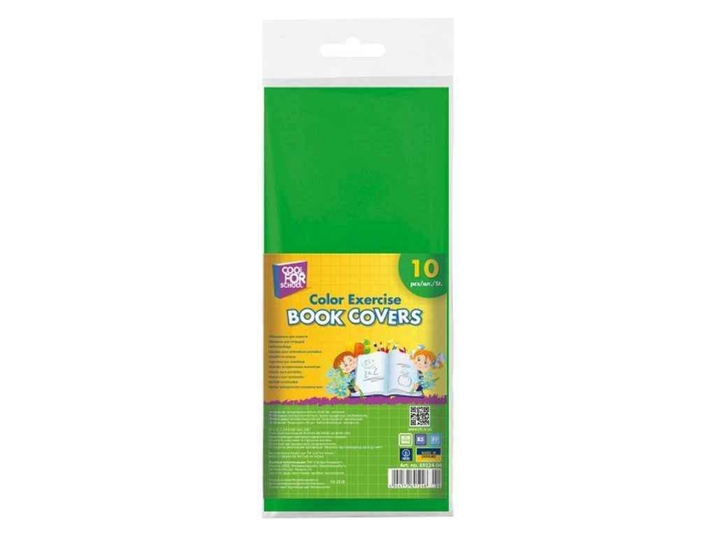 Обложки для тетрадей COOLFORSCHOOL 60 мкм 10 шт. CF69124-04 Разноцветный (1052273)