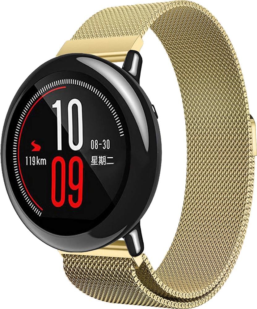 Ремешок Миланская петля Milano Amazfit Pace Gold (19395)