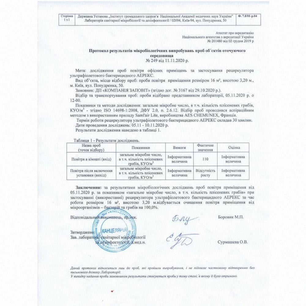 Рециркулятор бактерицидный AEREKS PRO-80 версия 1 (28080254) - фото 4 Рециркулятор бактерицидный AEREKS PRO-80 версия 1 (28080254) - фото 4