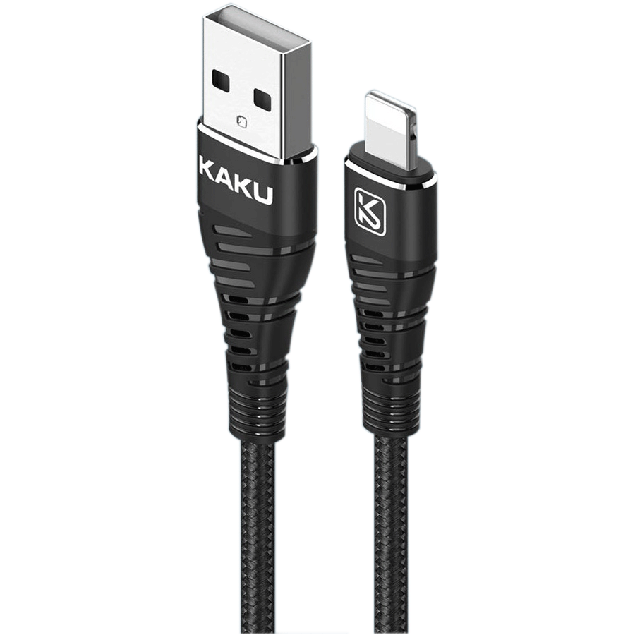 USB кабель Kaku KSC-298 USB-Lightning 1 м Black (1253064635)