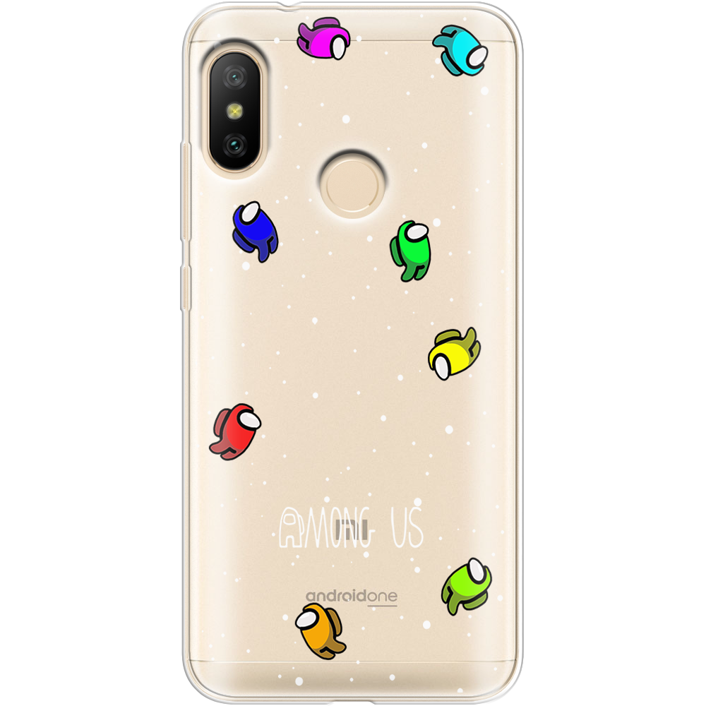 Чехол BoxFace Xiaomi Mi A2 Lite Among Us Invisible Прозрачный силикон (34892-bk76-34892)