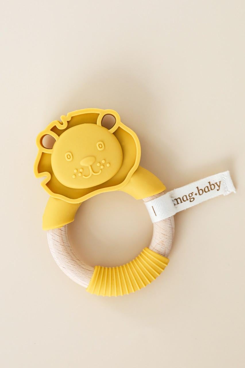 Прорізувач з дерев'яним кільцем Mag Baby Lion Гірчичний (2954792283) Прорізувач з дерев'яним кільцем Mag Baby Lion Гірчичний (2954792283)