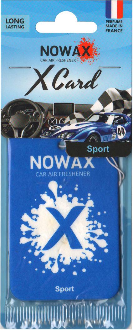 Ароматизатор для авто Nowax X Card Sport на дзеркало сухий (0303248)
