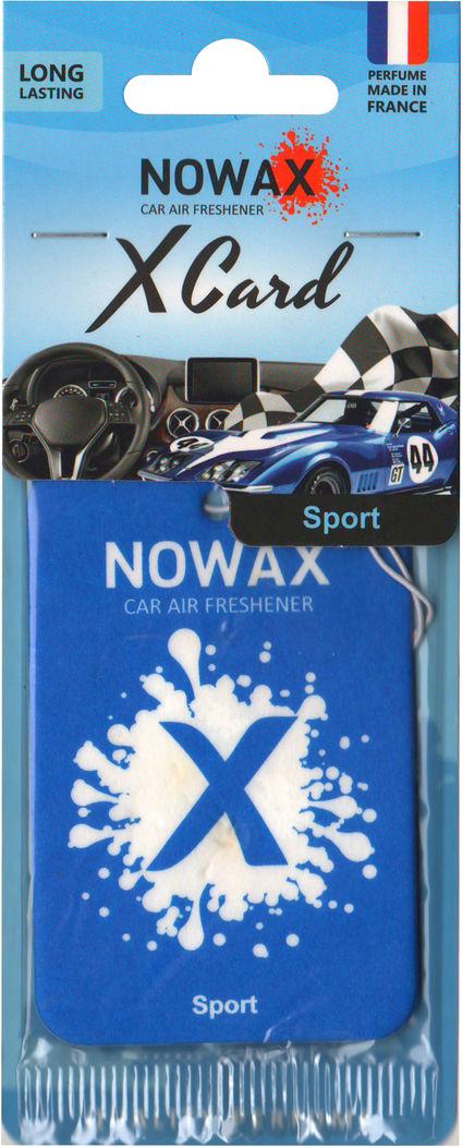 Ароматизатор для авто Nowax X Card Sport на дзеркало сухий (0303248) - фото 1