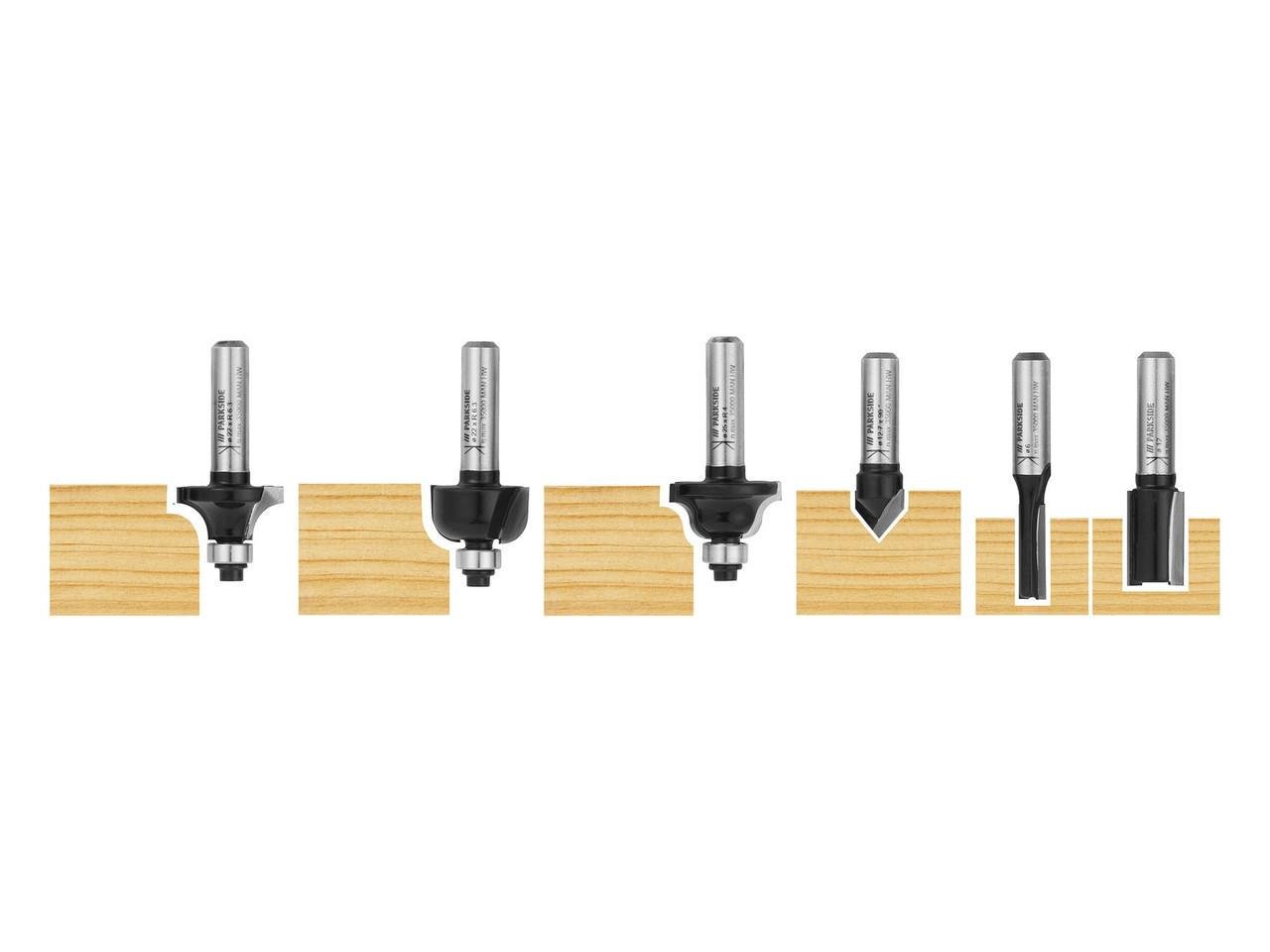 Фрезерний верстат по дереву PARKSIDE POF 1200 E4 з регулюванням швидкості та набором фрез 1200 Вт - фото 4 Фрезерний верстат по дереву PARKSIDE POF 1200 E4 з регулюванням швидкості та набором фрез 1200 Вт - фото 4