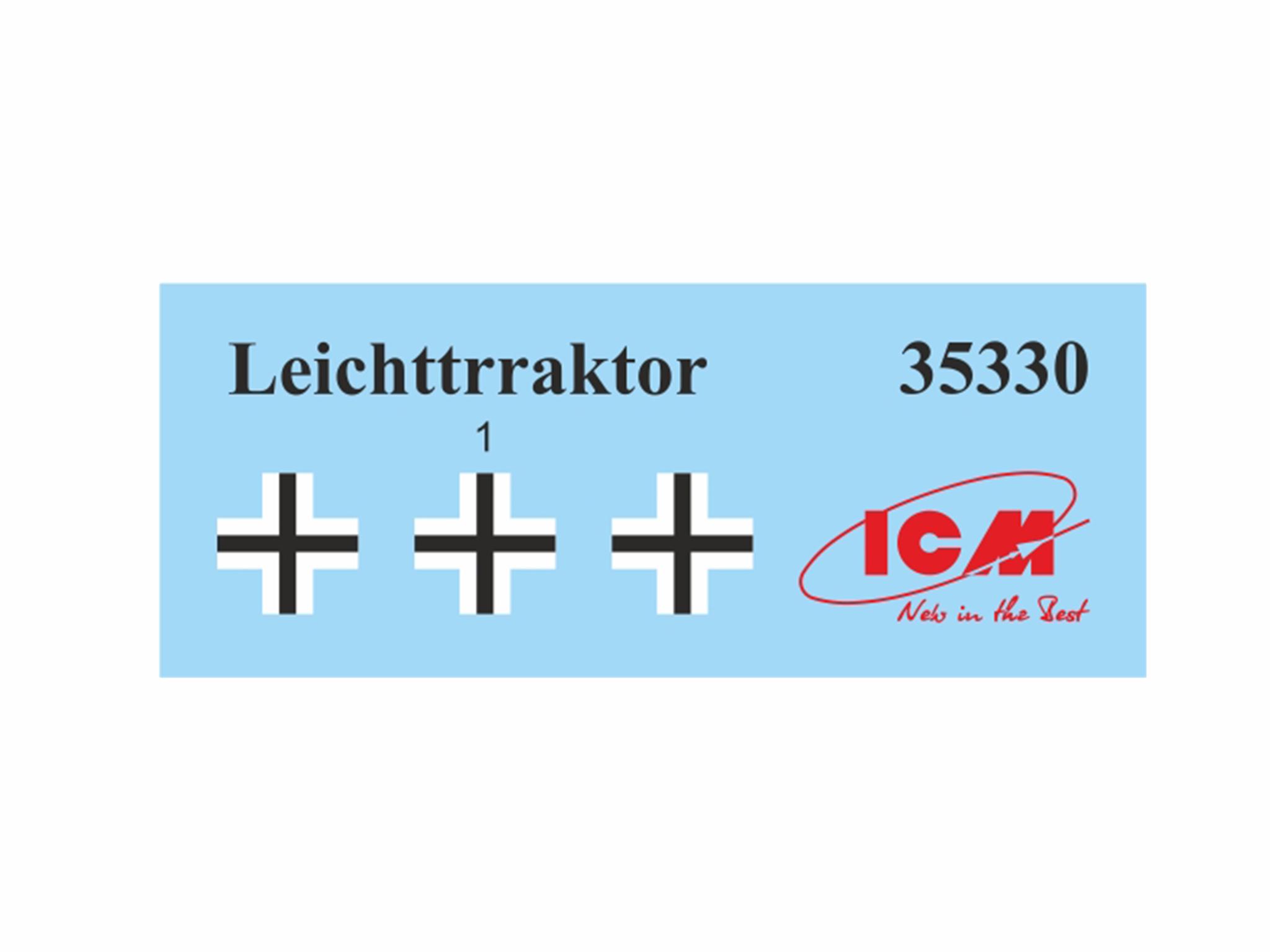 Сборная модель ICM Leichttraktor Rheinmetall 1930 немецкий танк (35330) - фото 8