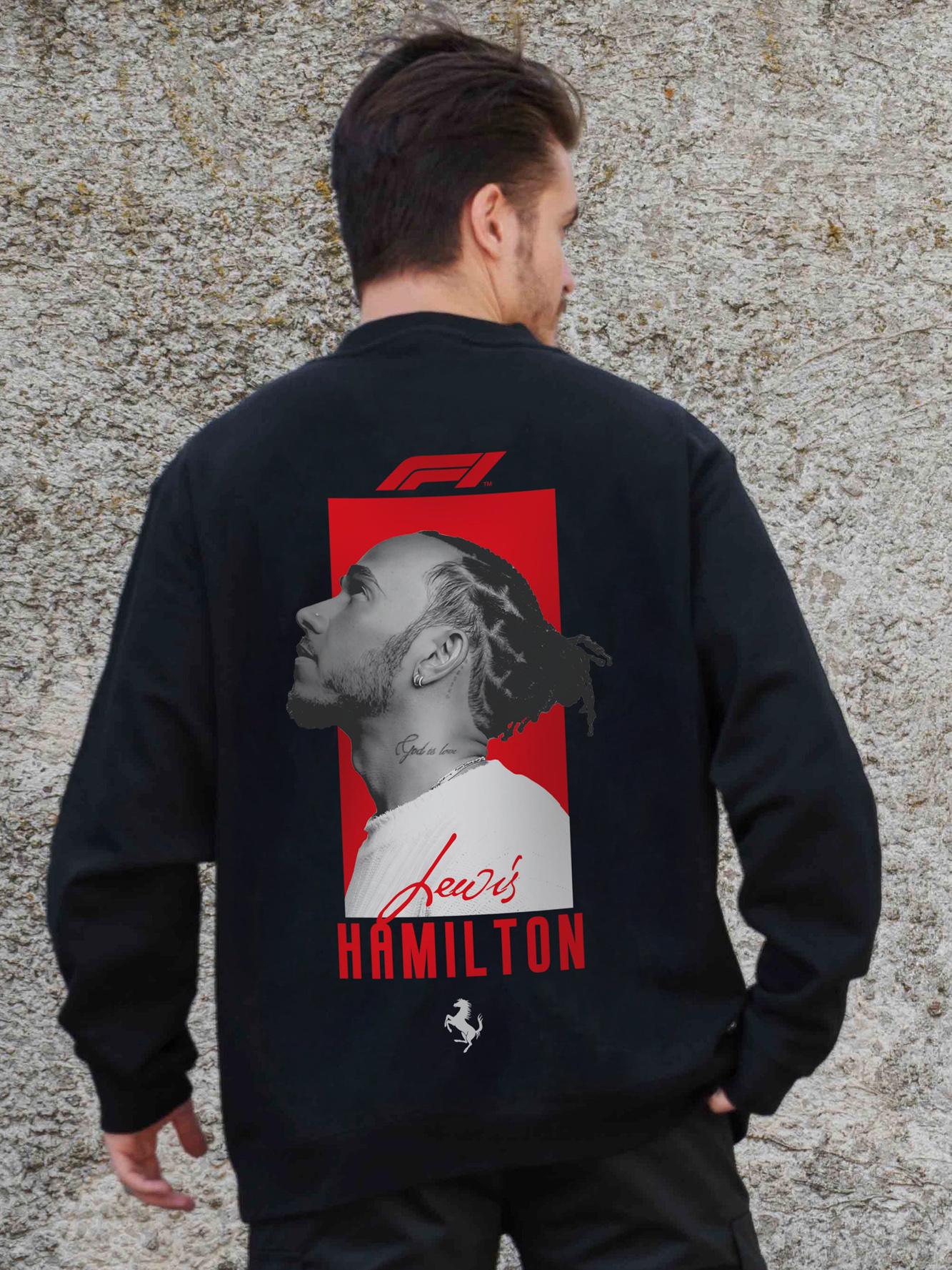 Світшот оверсайз з принтом Without Hamilton L/XL Black (L/XL8055616)