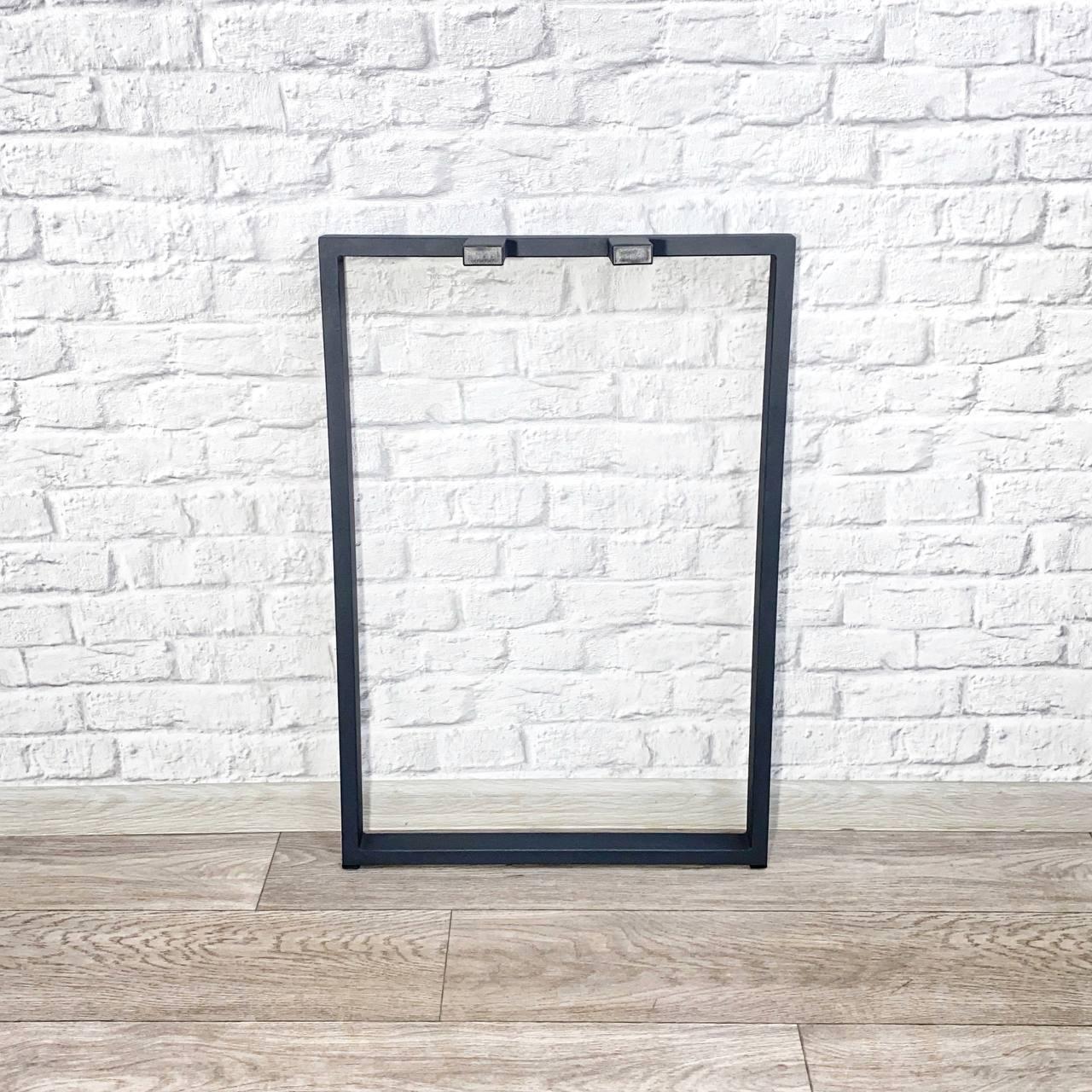 Опора для стола металлическая Krei Симпл 735х600 мм пр 40х20 мм Черный (ОП1144.60) - фото 5 Опора для стола металлическая Krei Симпл 735х600 мм пр 40х20 мм Черный (ОП1144.60) - фото 5