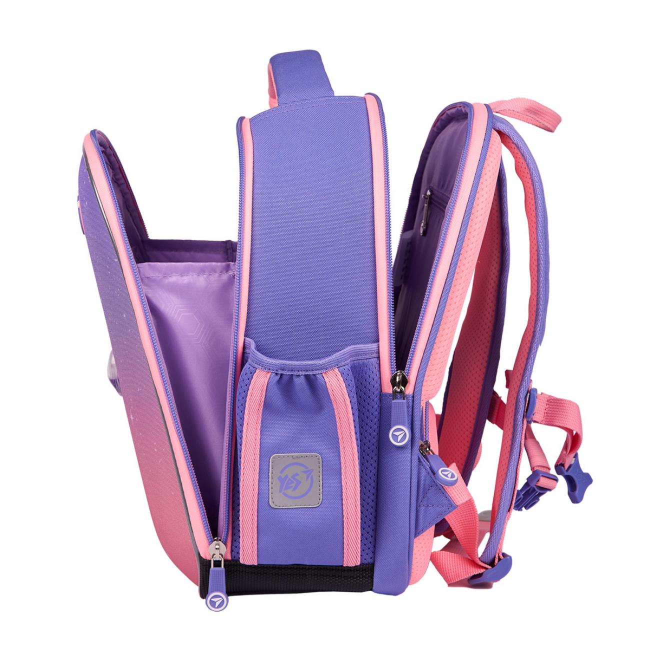 Школьный рюкзак каркасный с ортопедической спинкой YES Cute Bear H-100 (559842/995688) - фото 13