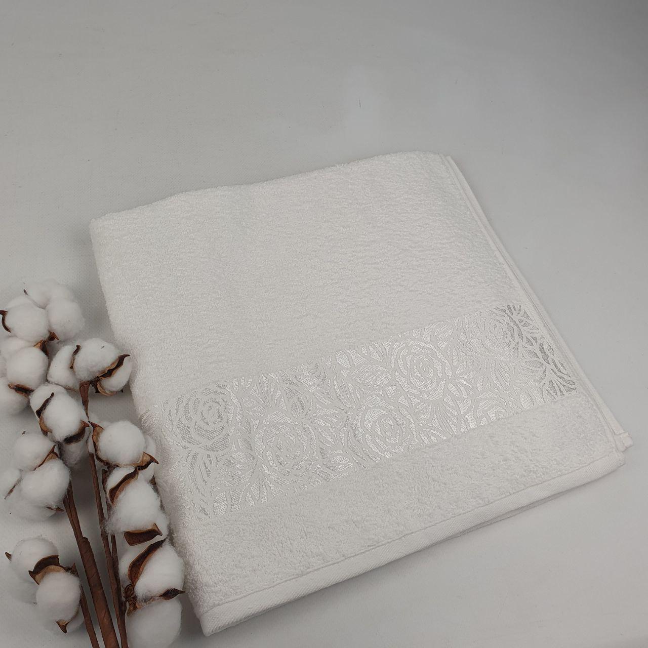 Полотенце Philippus Moss Cotton Rose A556 70x140 см Белый (CN38962) Полотенце Philippus Moss Cotton Rose A556 70x140 см Белый (CN38962)