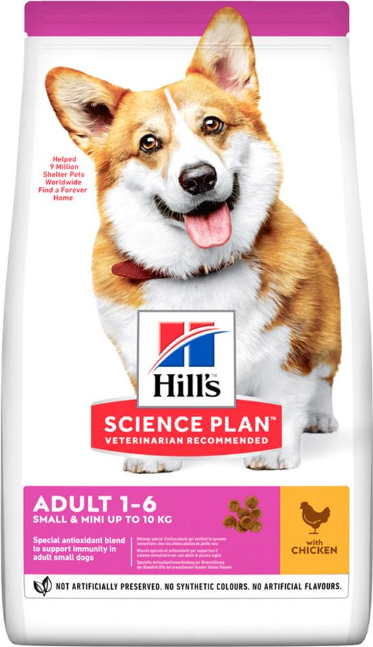 Корм сухой Hill's Science Plan Small&Mini Chicken с курицей для собак мини и малых пород 300 г (52742031620)