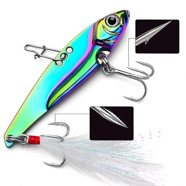 Набір блешень для лову хижих риб 5/7/12/15/20 г 5 шт. (L00047) - фото 3 Набір блешень для лову хижих риб 5/7/12/15/20 г 5 шт. (L00047) - фото 3