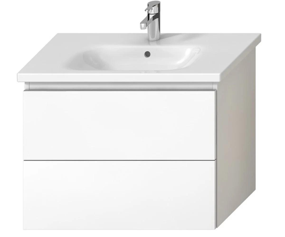 Тумба з умивальником підвісна Jika Mio H812716H7164500 80x58,8x45 см Білий (124230)