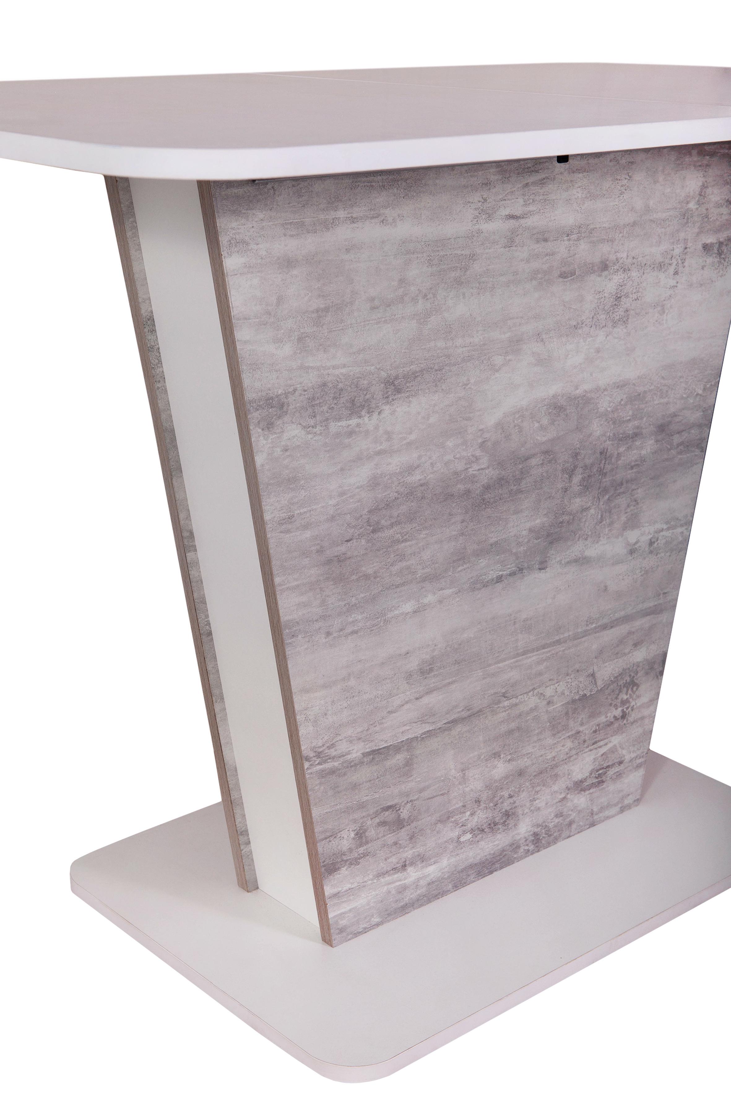 Обеденный стол Флеш Спарк 1100/1450х680х760 мм Белый/Урбан (GAА0051340) - фото 4