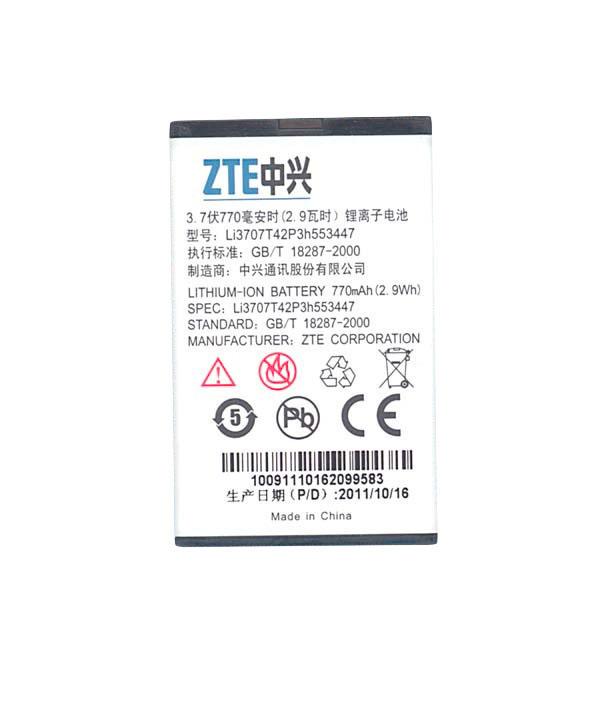 Аккумулятор для смартфона ZTE Li3707T42P3h553447 C70 3,7V 770 mAh 2,96 Wh White