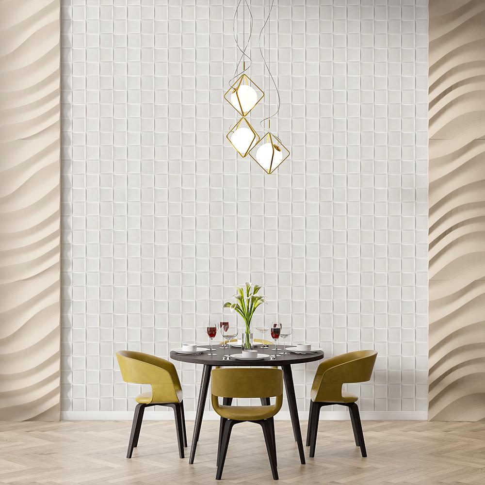 3D-панель самоклеющаяся настенно-потолочная Sticker Wall Плетение 700х700х8 мм (SW-00000189)