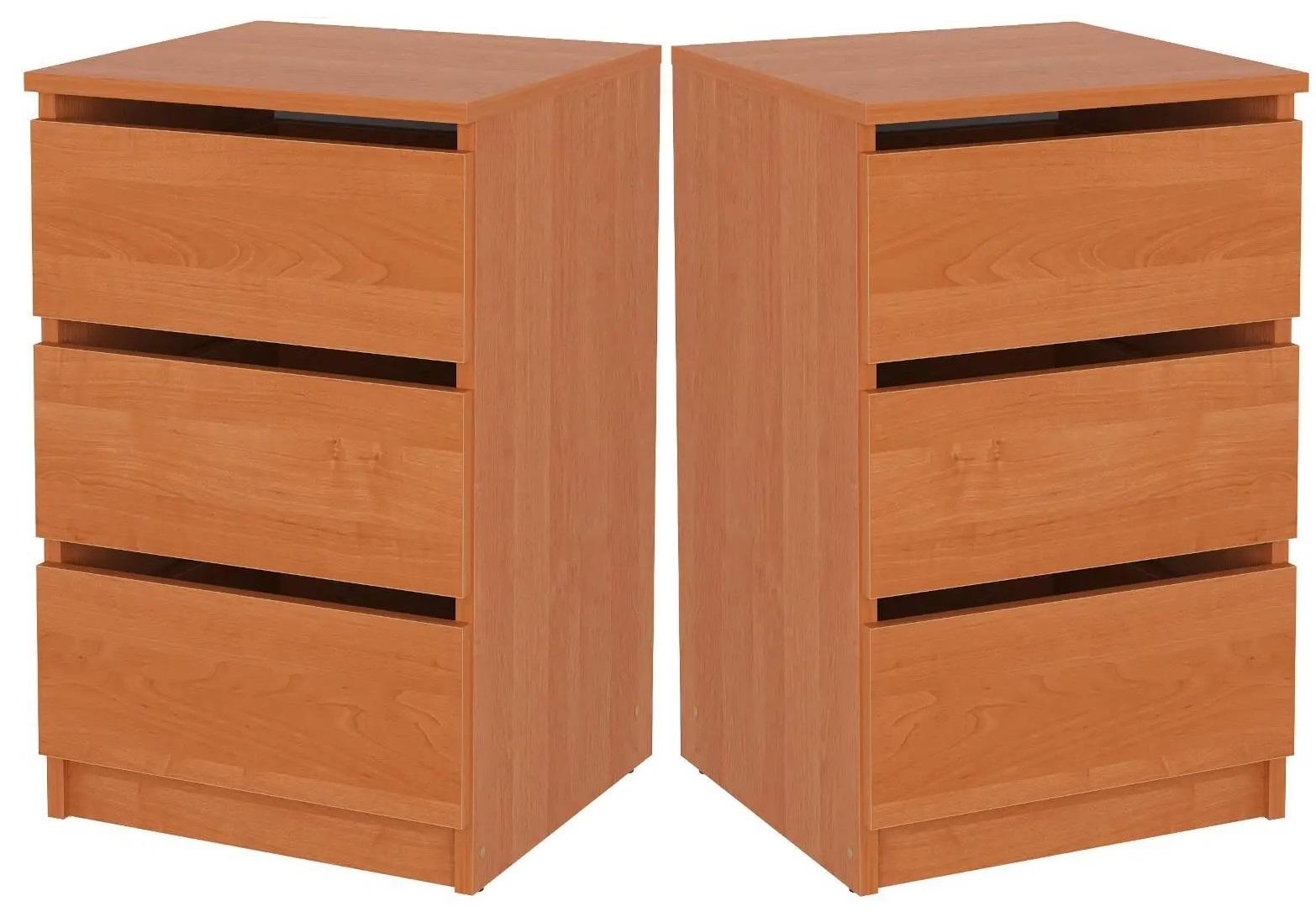 Тумба приліжкова комплект 2 шт. Компаніт ПКТ-11 Вільха (26657719)