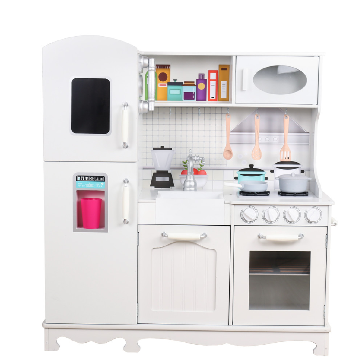 Дитяча кухня Маленький Шеф із плитою та LED-підсвіткою з аксесуарами (2800313535) - фото 1 Дитяча кухня Маленький Шеф із плитою та LED-підсвіткою з аксесуарами (2800313535) - фото 1