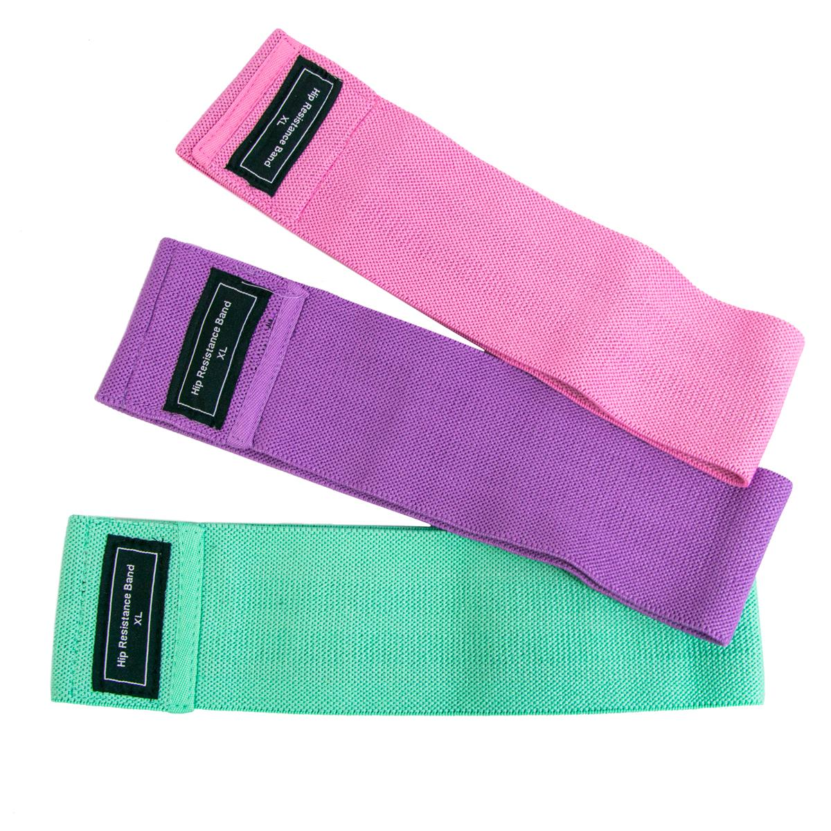 Резинки тренировочные для фитнеса U-Powex Hip Resistance Band 3 шт. + чехол (3463463246) - фото 2