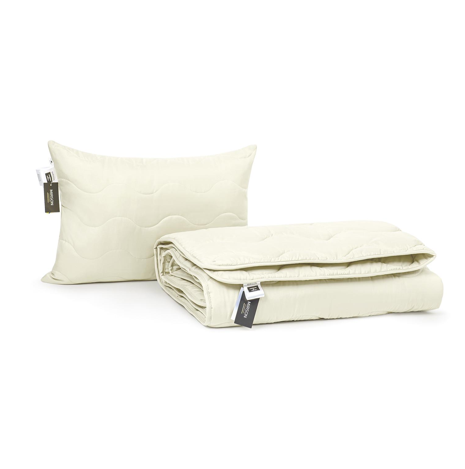 Набір антиалергенний MirSon BamBoo №1683 Eco всесезонний Ковдра 140х205 см/подушка середня 50х70 см Light creamy (2200002655576) Набір антиалергенний MirSon BamBoo №1683 Eco всесезонний Ковдра 140х205 см/подушка середня 50х70 см Light creamy (2200002655576)