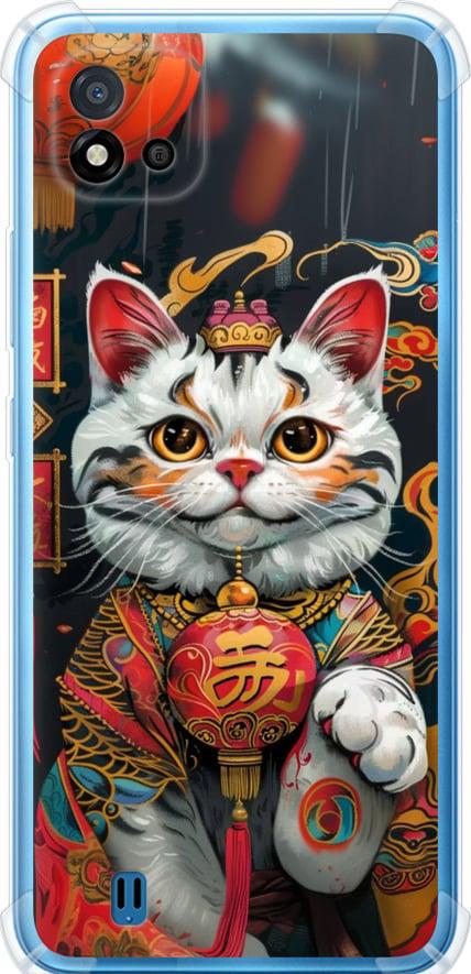 Чехол на Realme C11 2021 China Cat v2 (6135sp-2485-42517) Чехол на Realme C11 2021 China Cat v2 (6135sp-2485-42517)