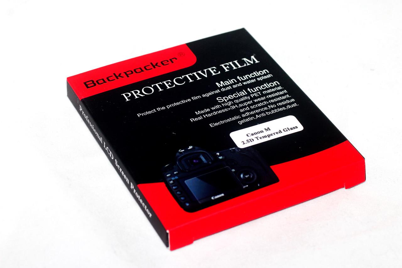 Защита LCD экрана Backpacker для Canon EOS M2 PowerShot N100 A3500 IS закаленное стекло