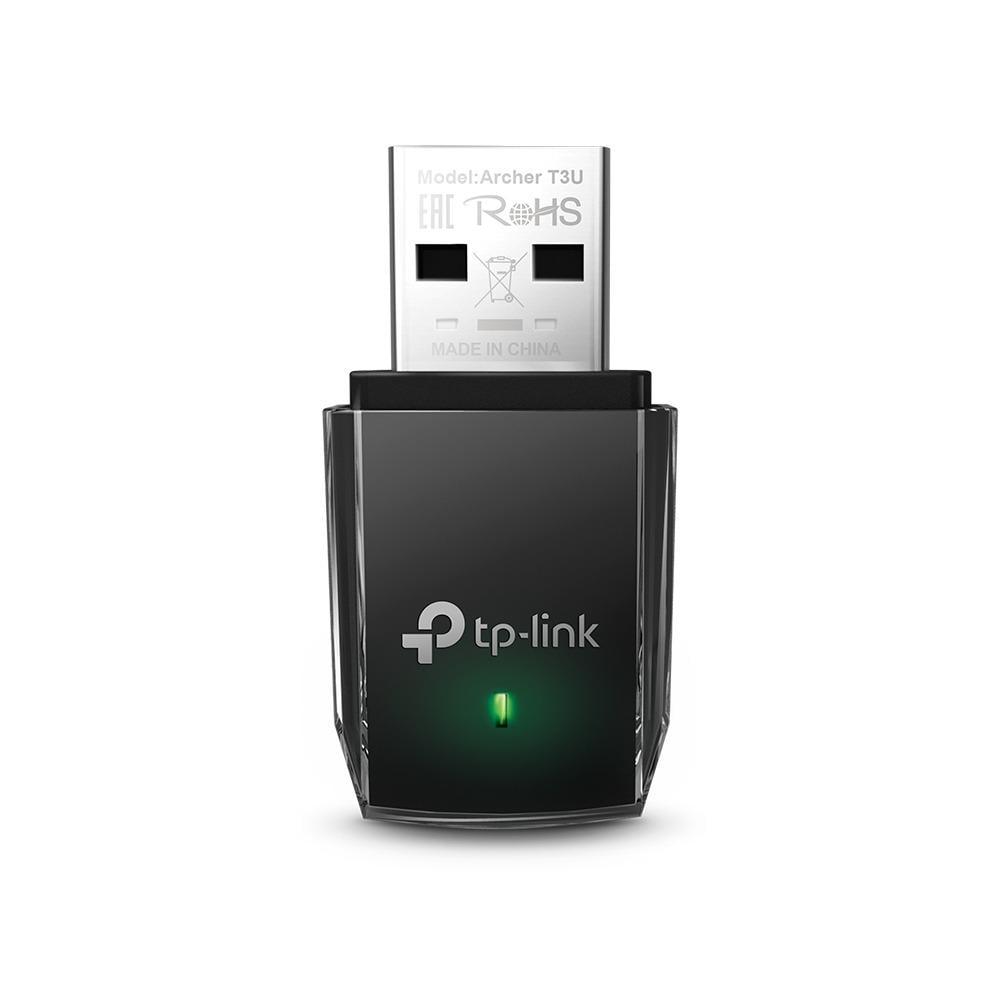 Мережевий бездротовий адаптер TP-Link Archer T3U USB Чорний (10920415)