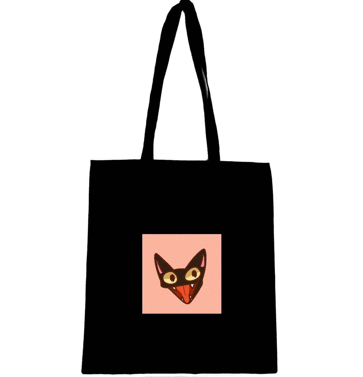 Эко-сумка с принтом мем с котом (786)