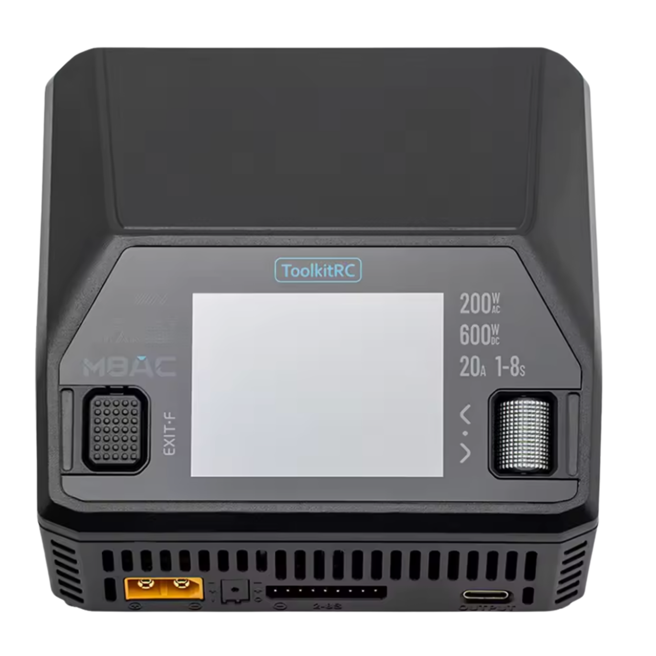 Зарядное устройство ToolkitRC M8AC с блоком питания 600W 20A 1-8S AC 200W/DC 600W