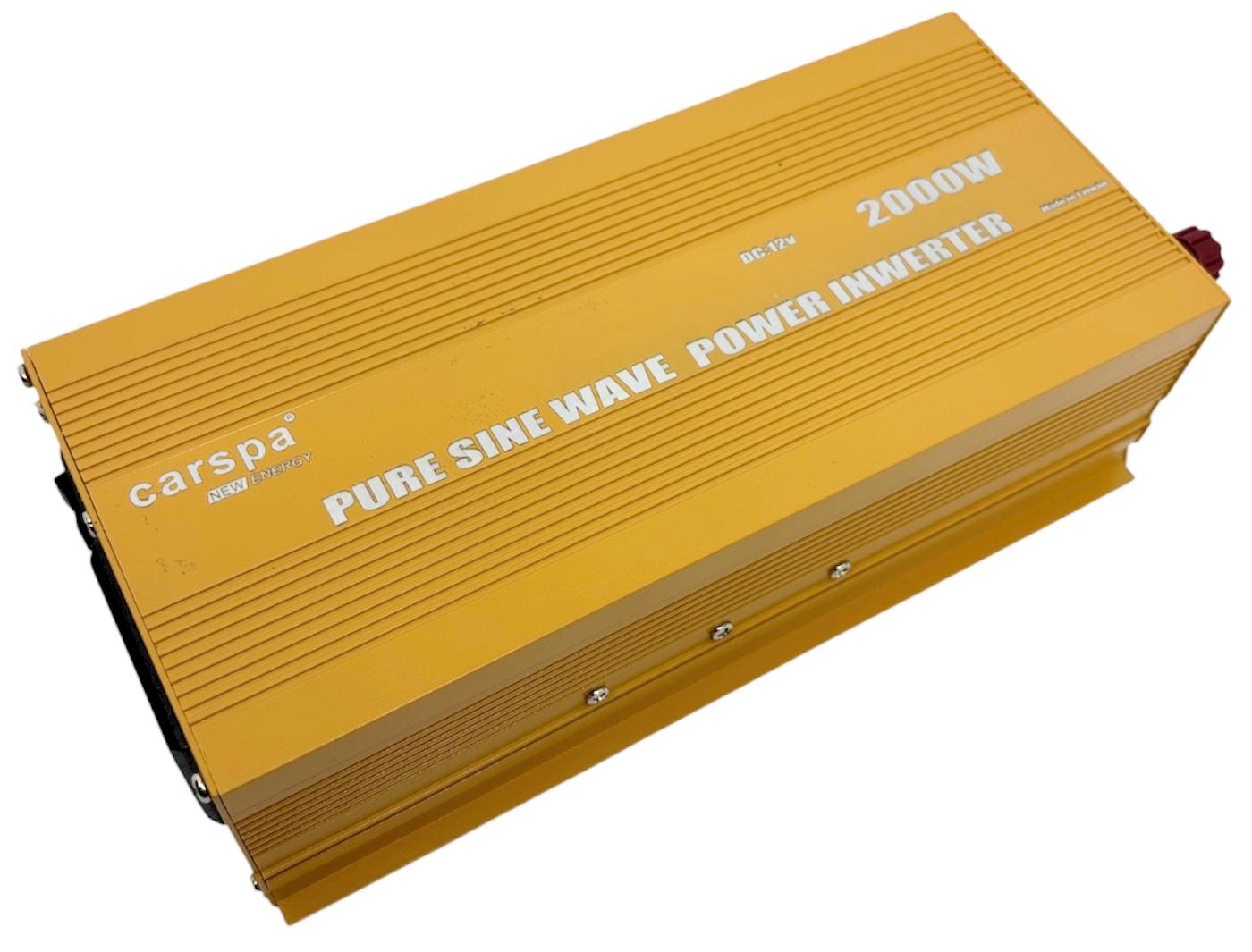 Інвертор чиста Carspa правильна синусоїда для котла 2000 W 12 V (30446394) - фото 2