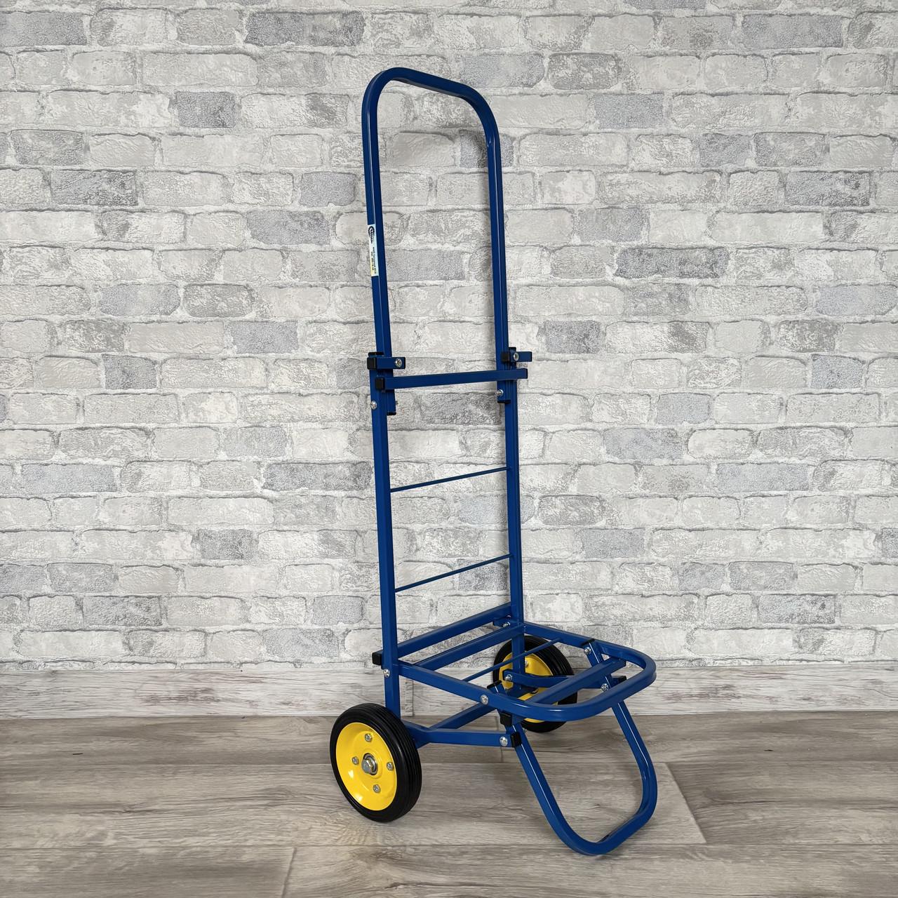 Тележка хозяйственная Міць раскладная мини Сине-желтый (2847887548)