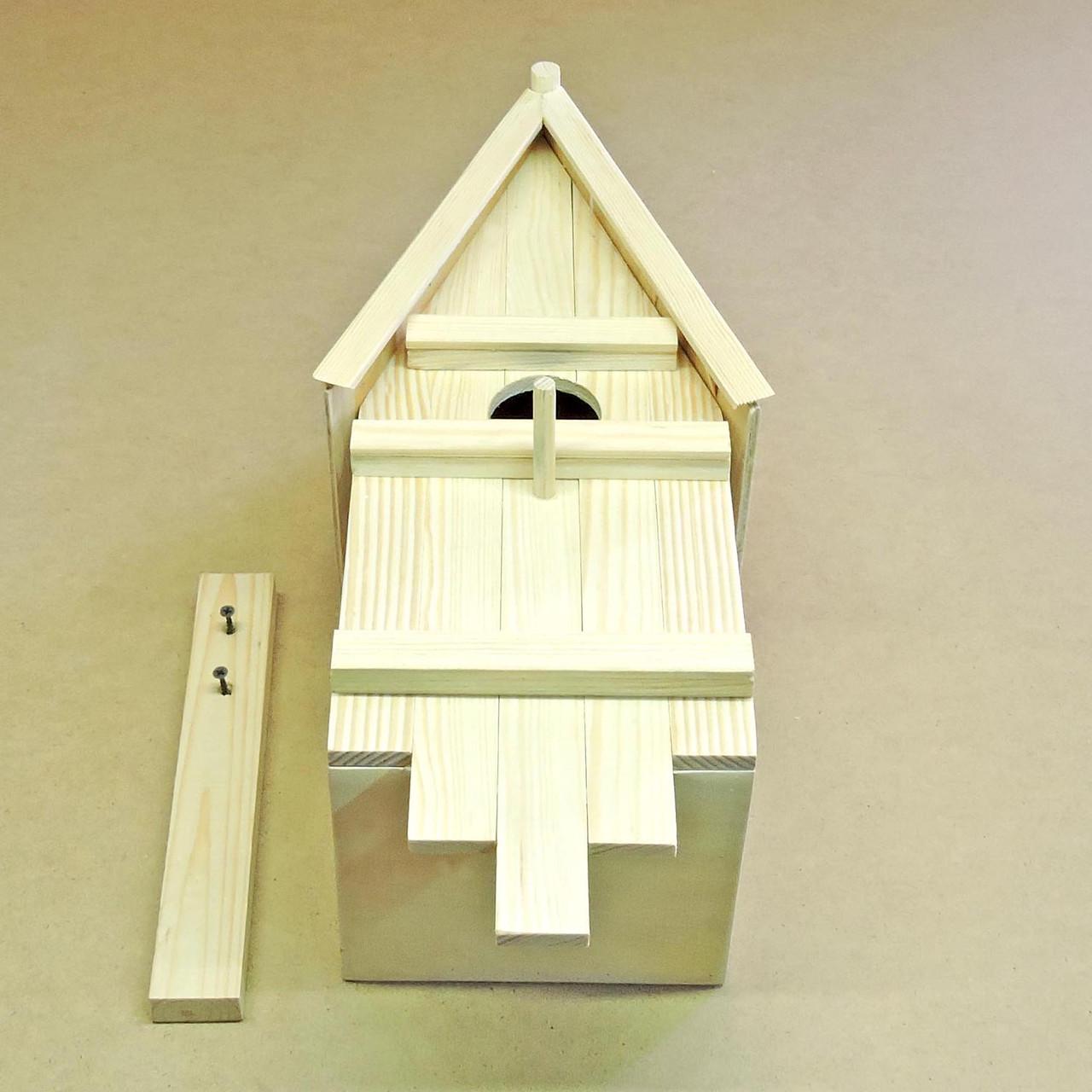 Шпаківня садова з дерева Дрозд Бланже (СКВ-002101) - фото 5 Шпаківня садова з дерева Дрозд Бланже (СКВ-002101) - фото 5