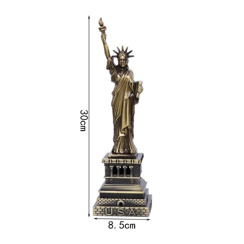 Статуэтка RESTEQ Статуя Свободы 30x5 см Бронзовый (VA-Statue of Liberty) - фото 5