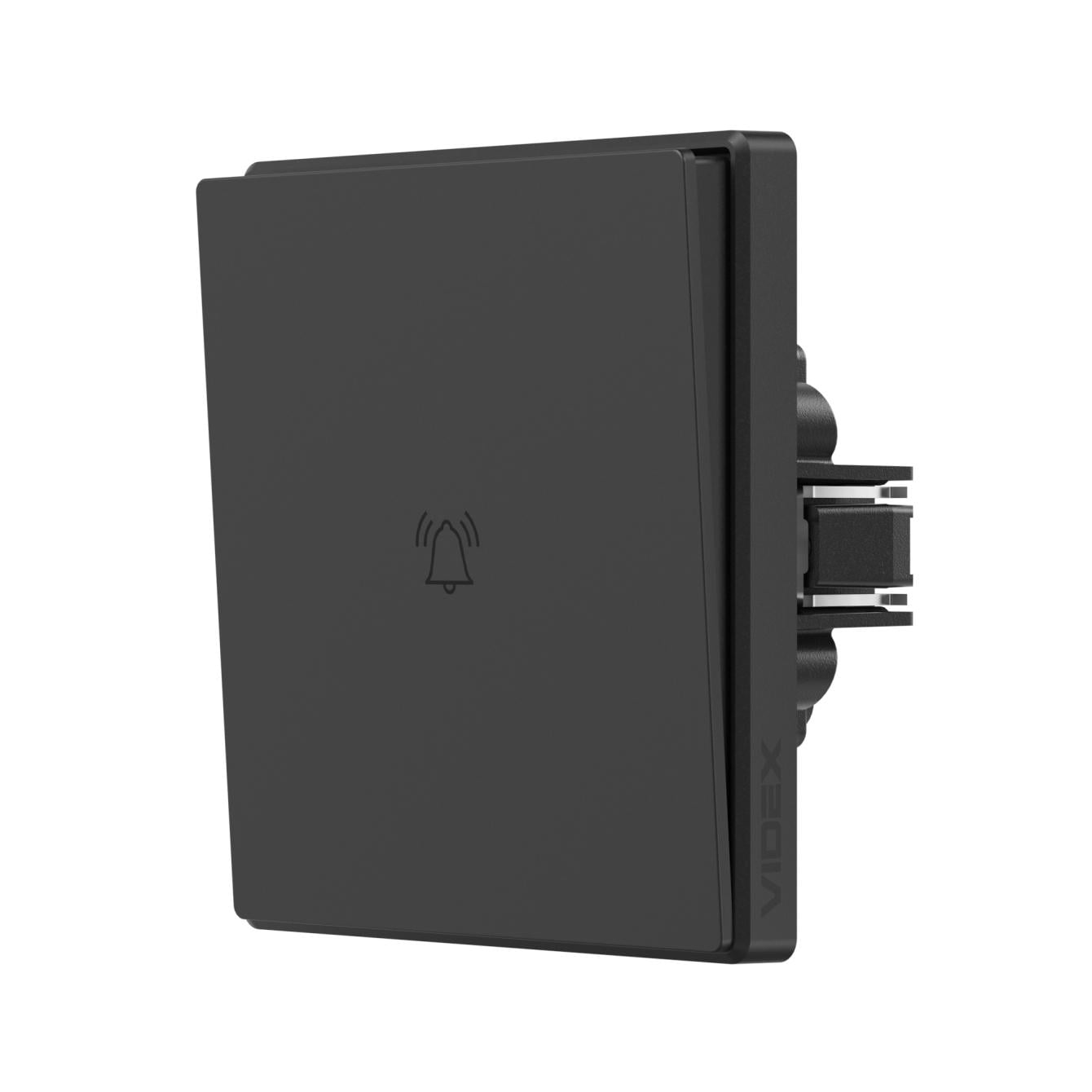 Кнопка звонка Videx NOTA VF-NT-DB1-BL Угольно-черный (28863)